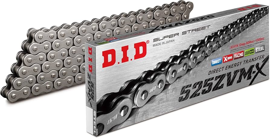 DID 525ZVM-X BLACK CHAIN 108L DID525ZVMX108