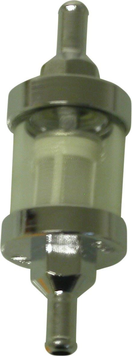 Fuel Filter Chrome 1/4" 7mm