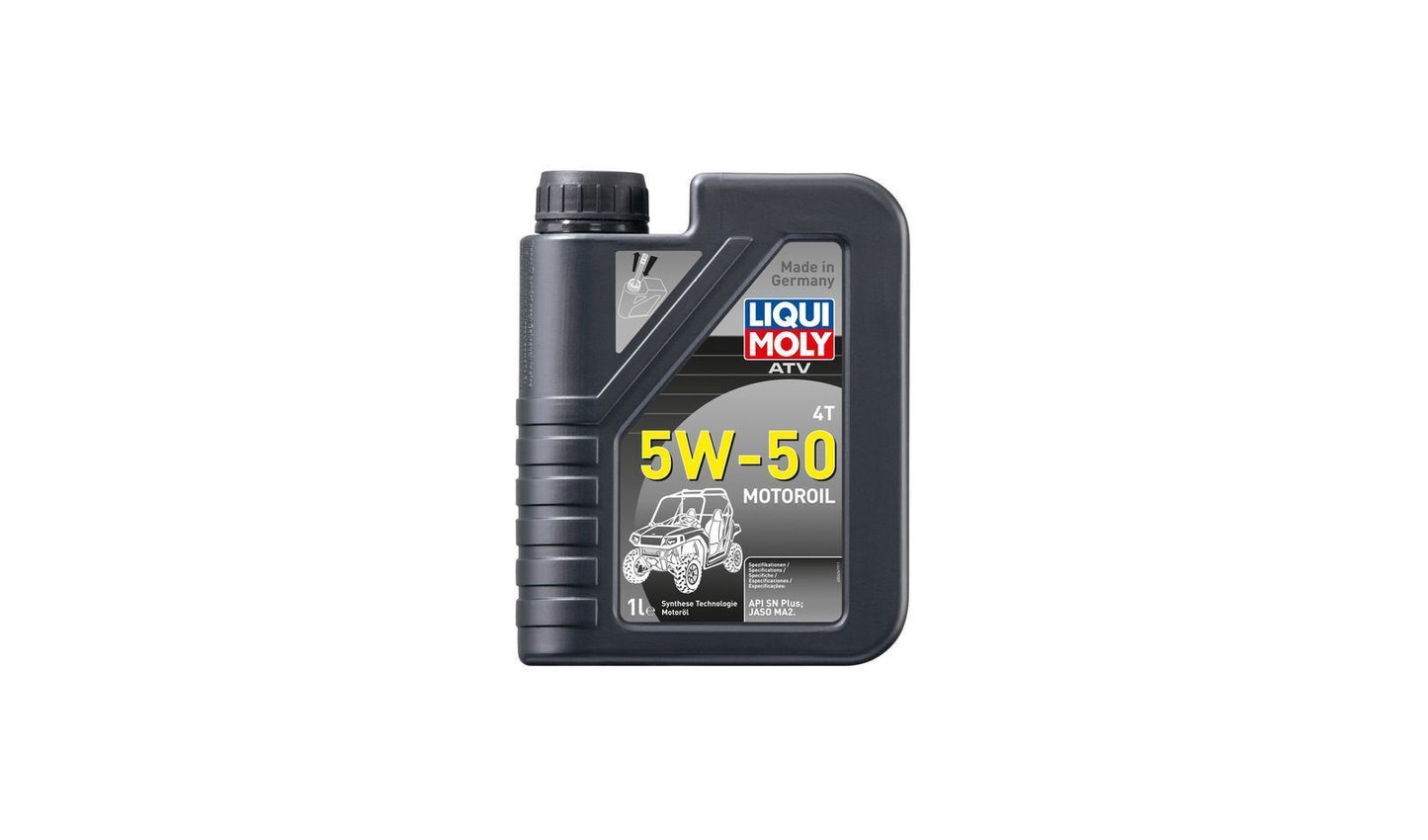 Liqui Moly 4T ATV 5w50 Synthetic Technology Oil (API SN Plus, JASO MA2) 1 Litre