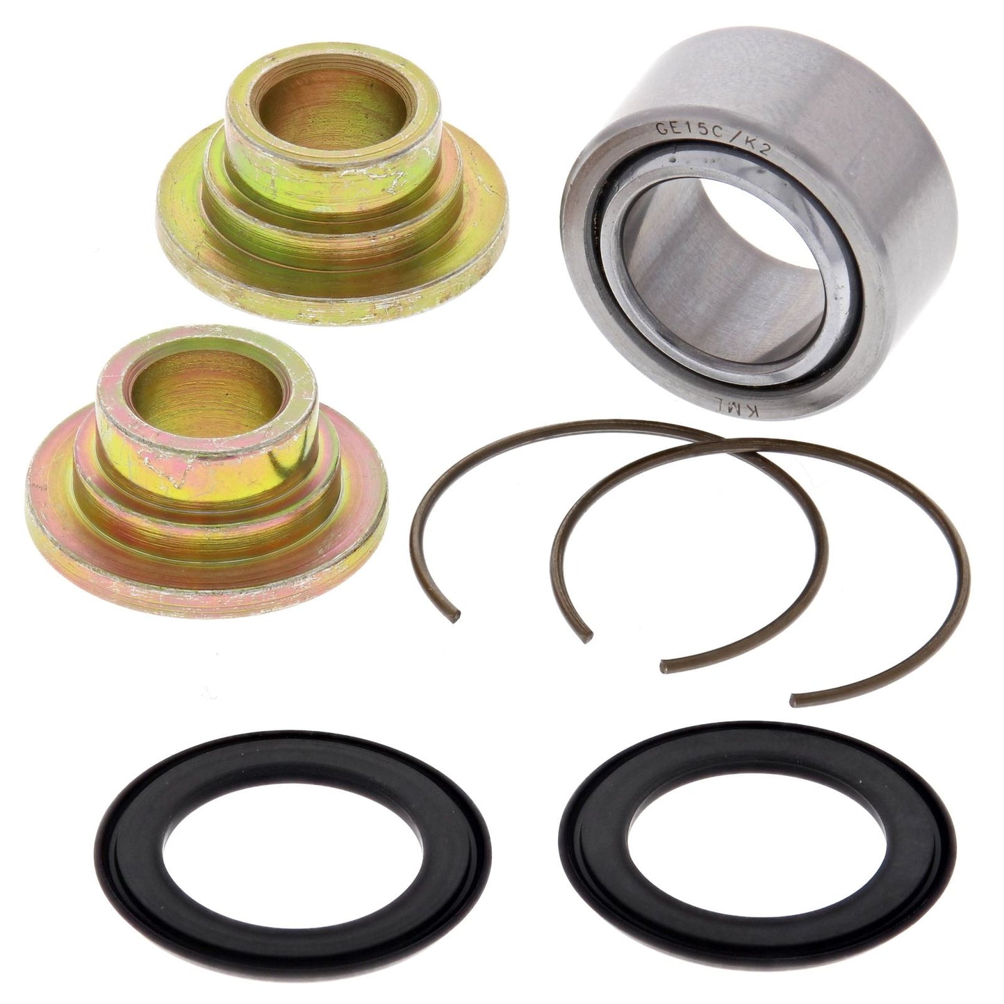 Lower Front Shock Bearing Kit KTM SX 450 ATV 09-10, SX 505 ATV 09-10, Husqvarna 701 Enduro 16-21, 701 Supermoto 16-21, KTM Enduro 690 2008, Enduro R 690 09-10, Enduro R 690 09-21, Enduro R 690 11-14, Enduro R 690 15-18, Enduro R 690 19-21, SMC 69