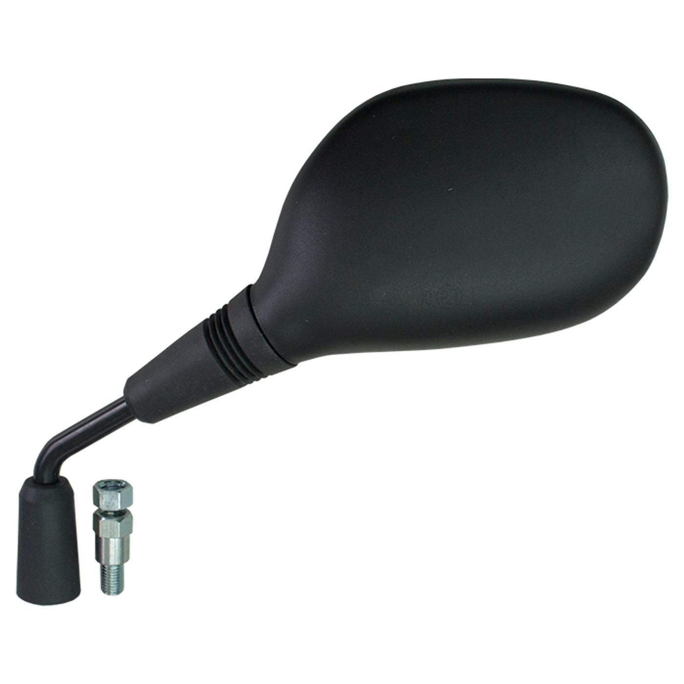 Mirror Left 10mm Black Suzuki UH125 Burgman 14-20, UH200 Burgman 14-19, 22 (E-Marked) OE Refs: 56600-12J00, 56600-12J30, 56600-12J31
