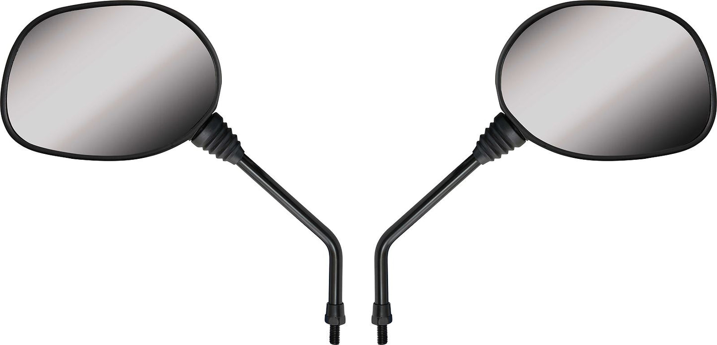 Mirrors 8mm Black Round Left & Right Gilera, Rieju, Derbi
