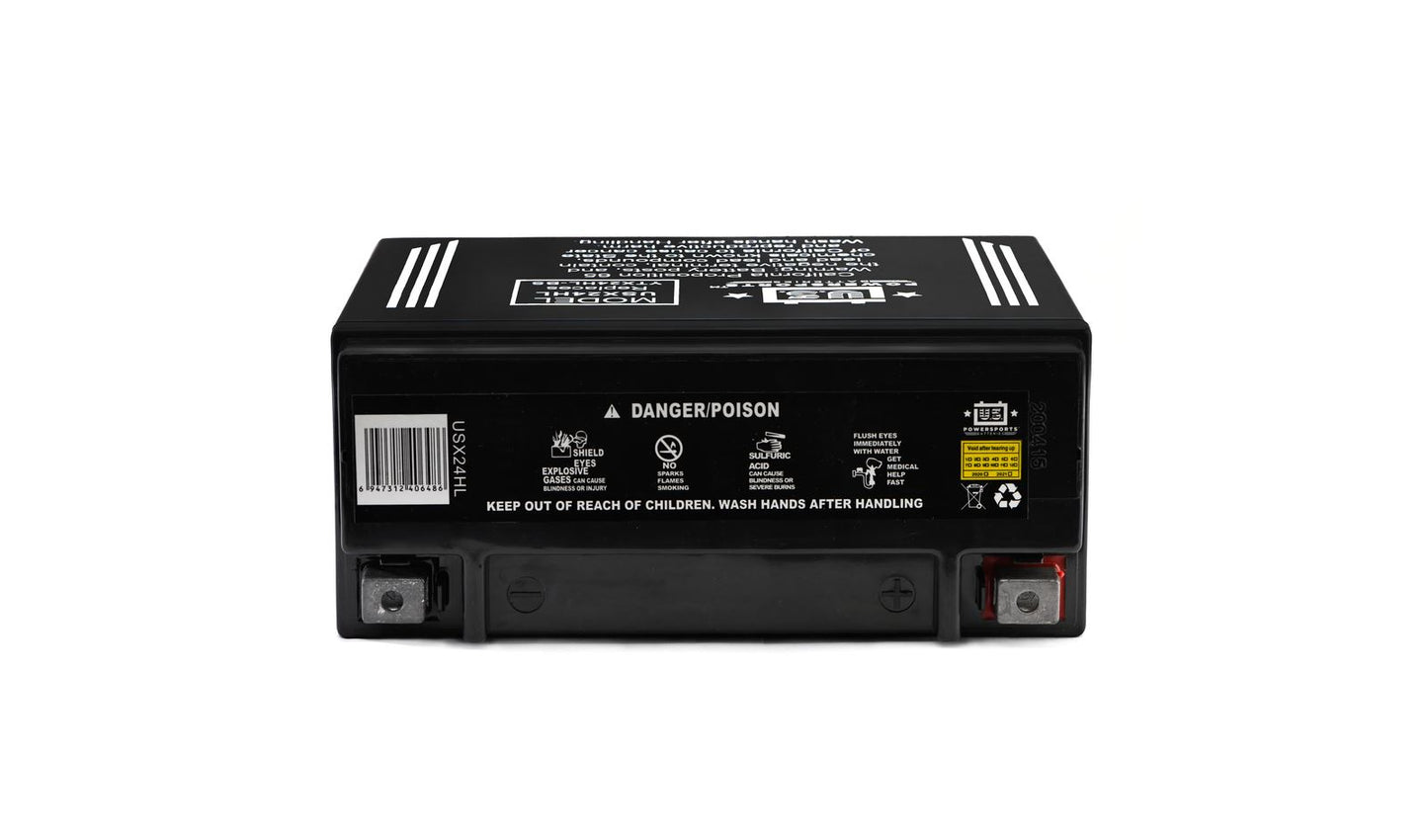 MTX Power Battery XT24HL Sealed 12v 24.0AH CCA:320A L:205mm x H:162mm x W:87mm CTX24HL-BS, C50-N18L-A, C50-N18L-A2, C50-N18L-A3, USX24HL