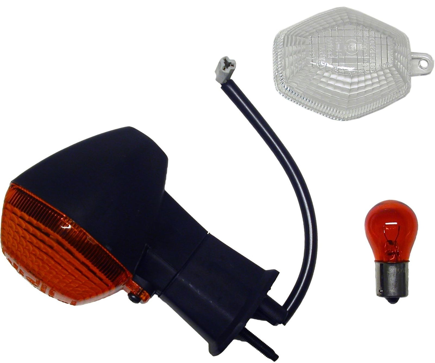 Indicator Suzuki GSF600,GSF1200 00-05 Front Left (Amber & Clear) (Stem 51mm)