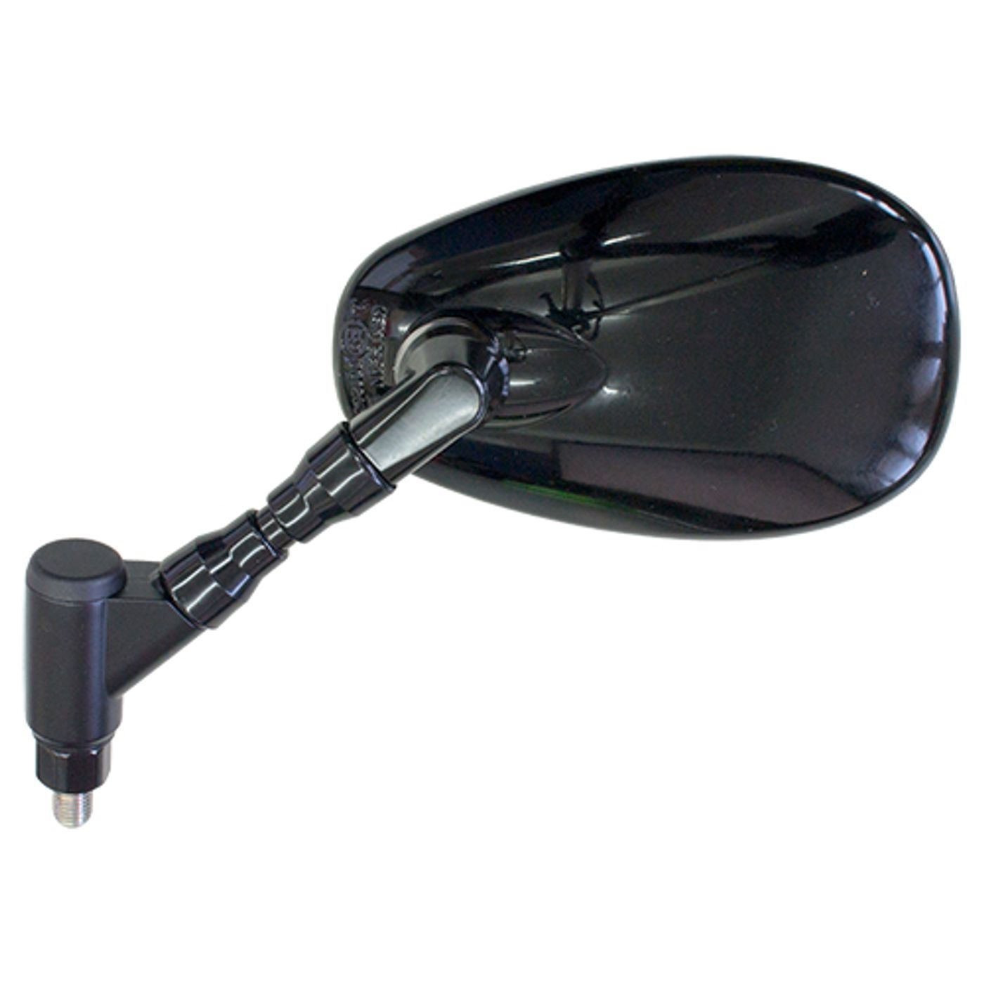 Mirror Left 10mm Black Yamaha XJR1300C Café Racer 15-16, XV950 (XVS950) 16-17, XV950R Bolt 2014 (E-Marked) OE Ref: 1XC-26280-20
