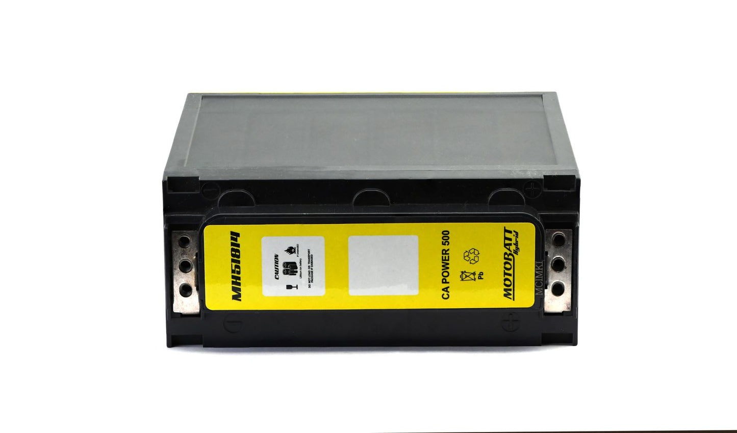 Motobatt Hybrid Battery MH51814 Lithium, Lead Acid Hybrid 12v CA:500A L:186xH:171xW:82
