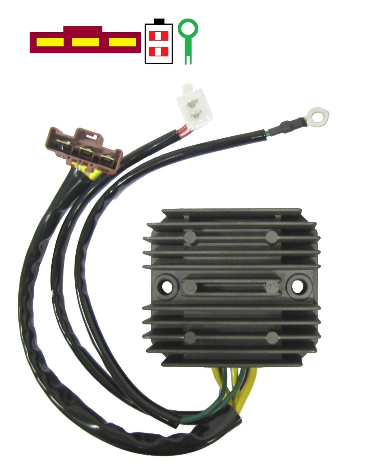 TourMax Regulator/Rectifier KTM 690 Duke 09-10, 690 Mupermoto 08, 990 Adventure 08-11, 990 Super Duke R 08-13, 1190 RC8 08-15 OE Ref: 60011034100