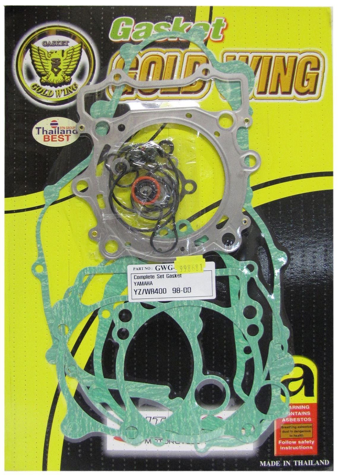 *Part Set Yamaha YZ400F 97-99,WR400(No Rocker & Stem Seals)