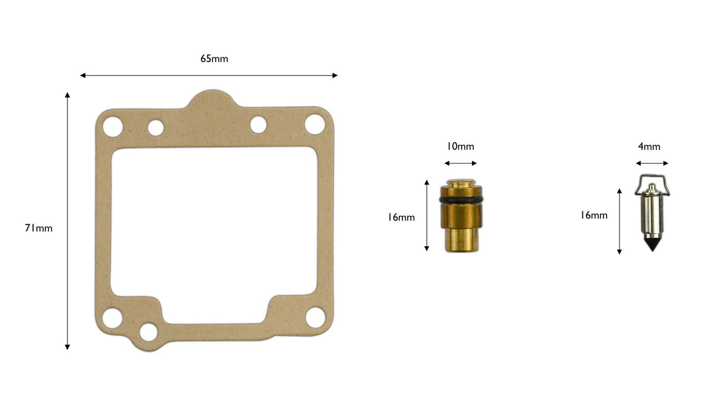 Carb Repair Kit Yamaha XS650SE-SK,G,H, XS400SG-H, XS1100SE 79- 81