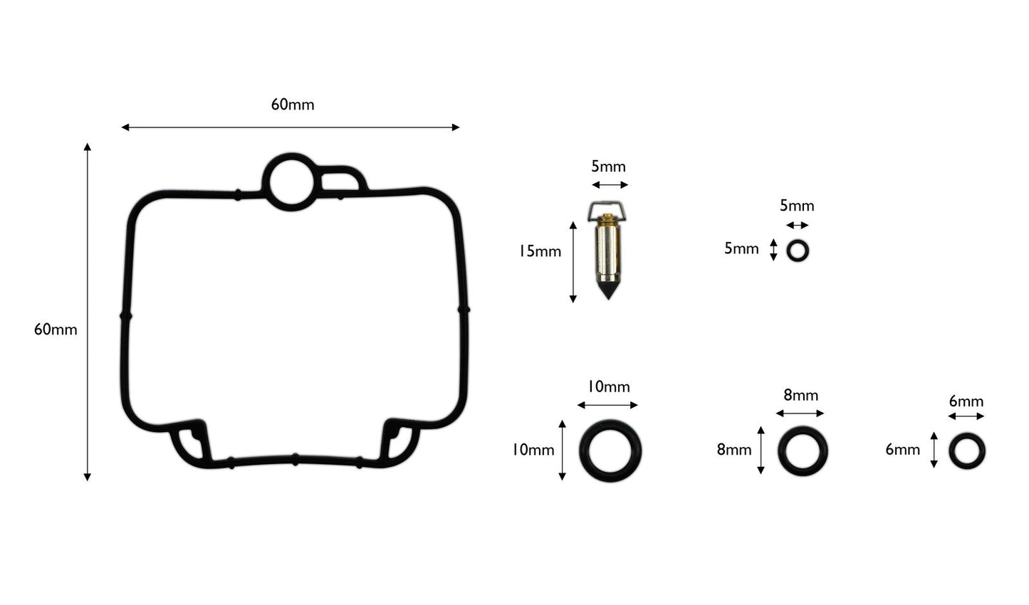Carb Repair Kit Suzuki GSX600 FL-FS 90-95