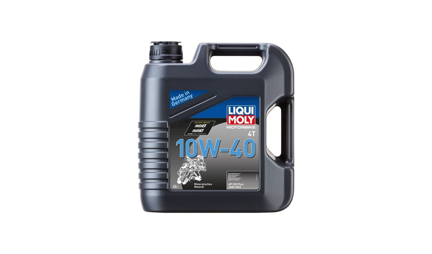 Liqui Moly 4T Motorbike 10w40 Mineral Oil 4 Litres