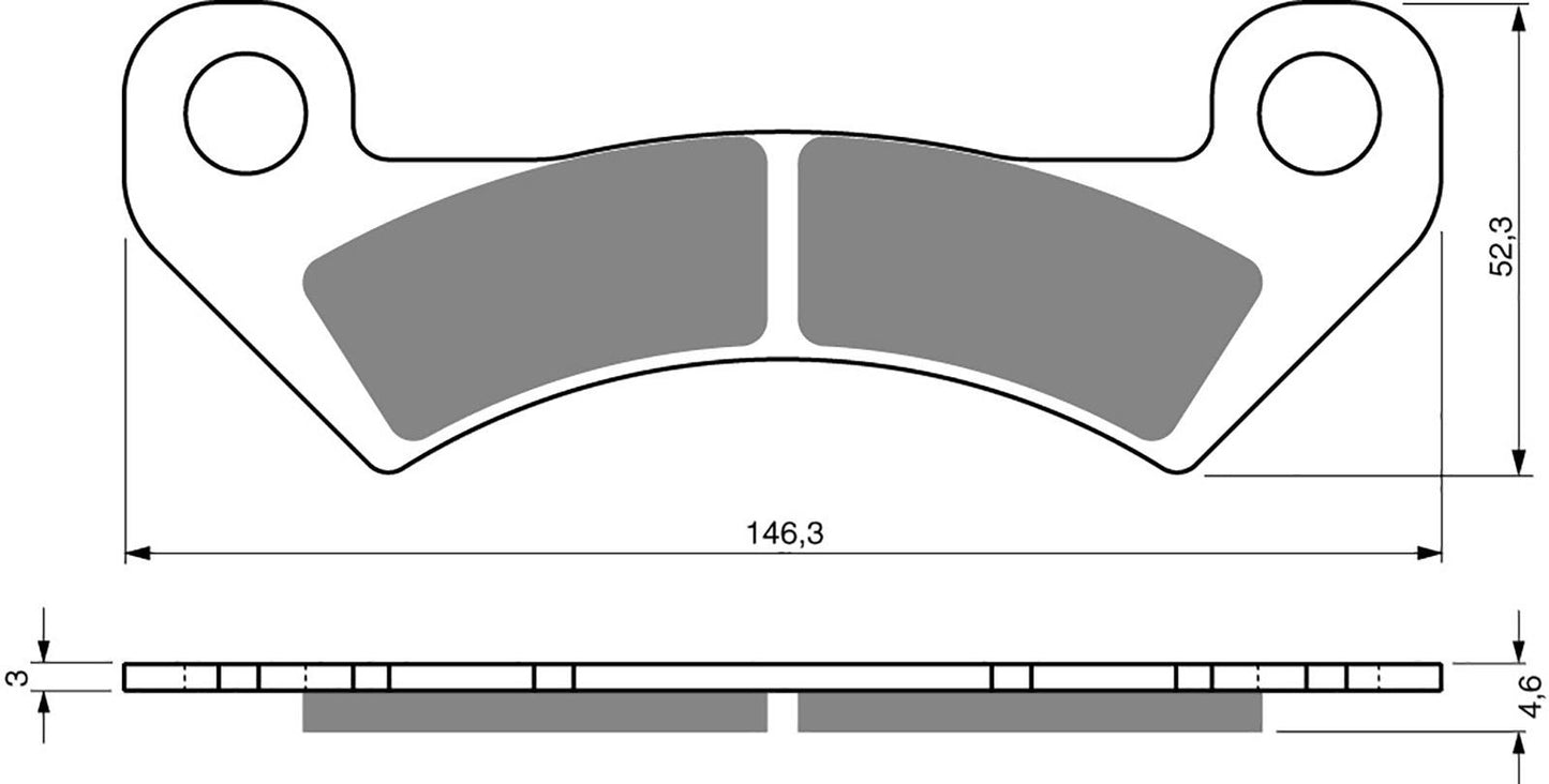 Goldfren K1-347, FA610 as fitted to Arctic Cat Wild Cate 1000X 14