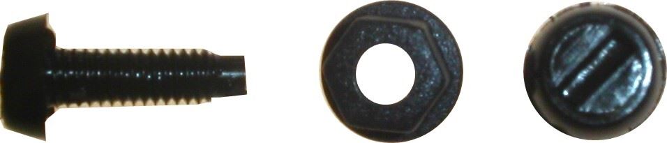 Bolts Number Plate Black (Per 100)