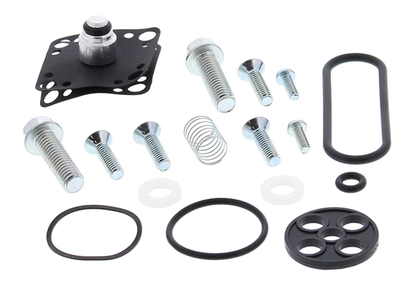 Fuel Tap Repair Kit Kawasaki EN450 454 LTD 85-90, EN500 Vulcan 90-96, EX250 Ninja 86-87, EX500 Ninja 87-09, KL650 A (KLR) 87-07, KL650 B (KLR) Tengai 90-91, KL650 E (KLR) 08-18, KZ550F 83-84, KZ550H 82-83, KZ750F1LTD 1983, KZ750N 82-83, VN700 Vul