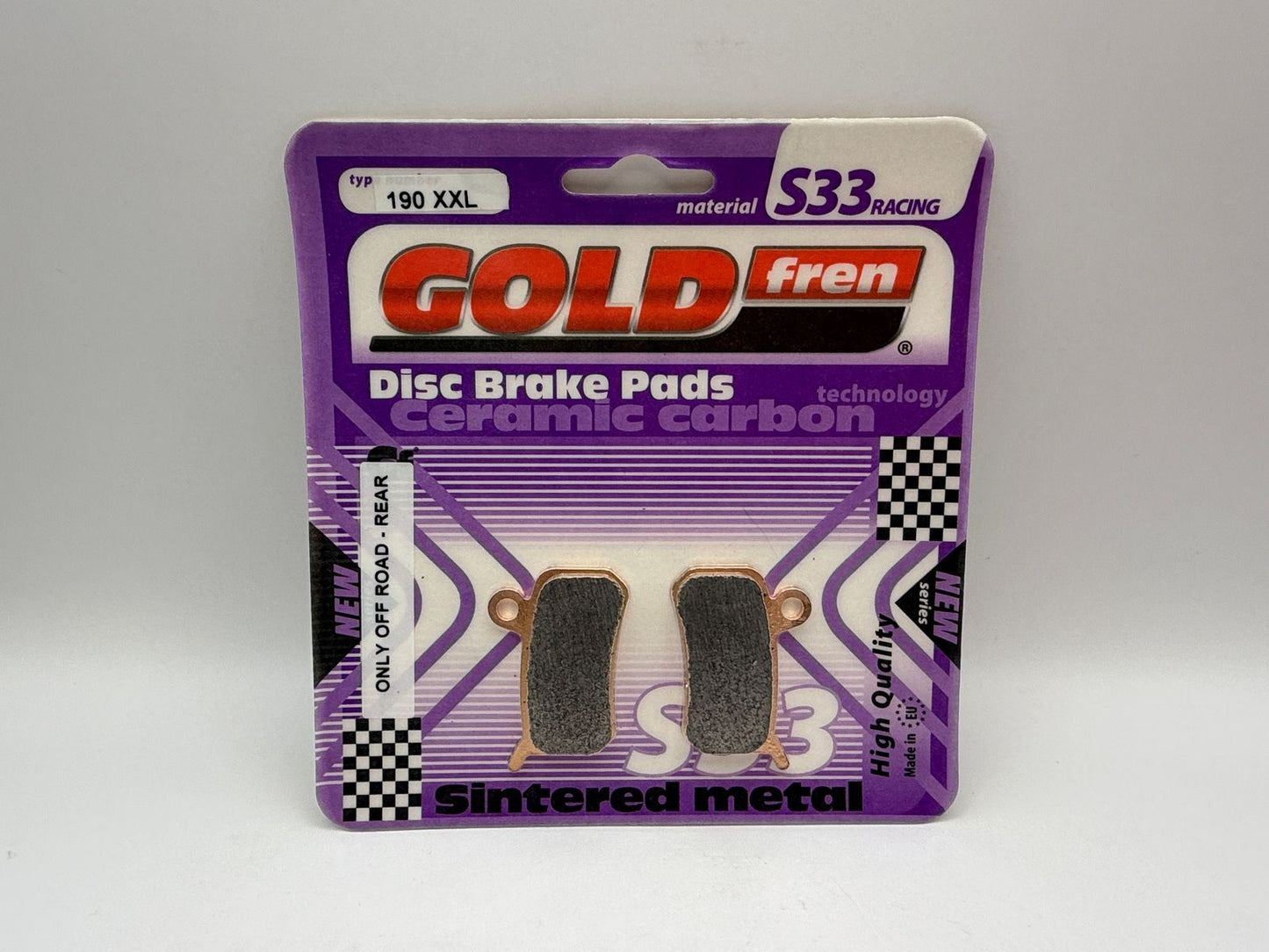 Goldfren S33-190ZA (More pad material than 700190GS)