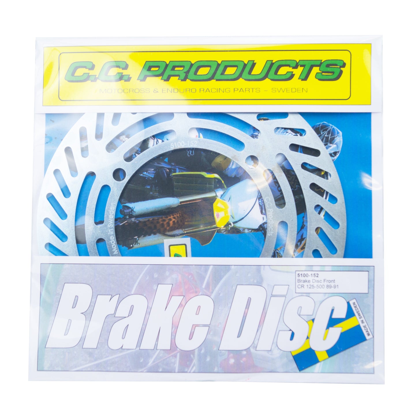 DISC BRAKE FRONT CR XR HONDA CROSS-CENTER PRODUCT 5100-152 4 HOLES SPACED