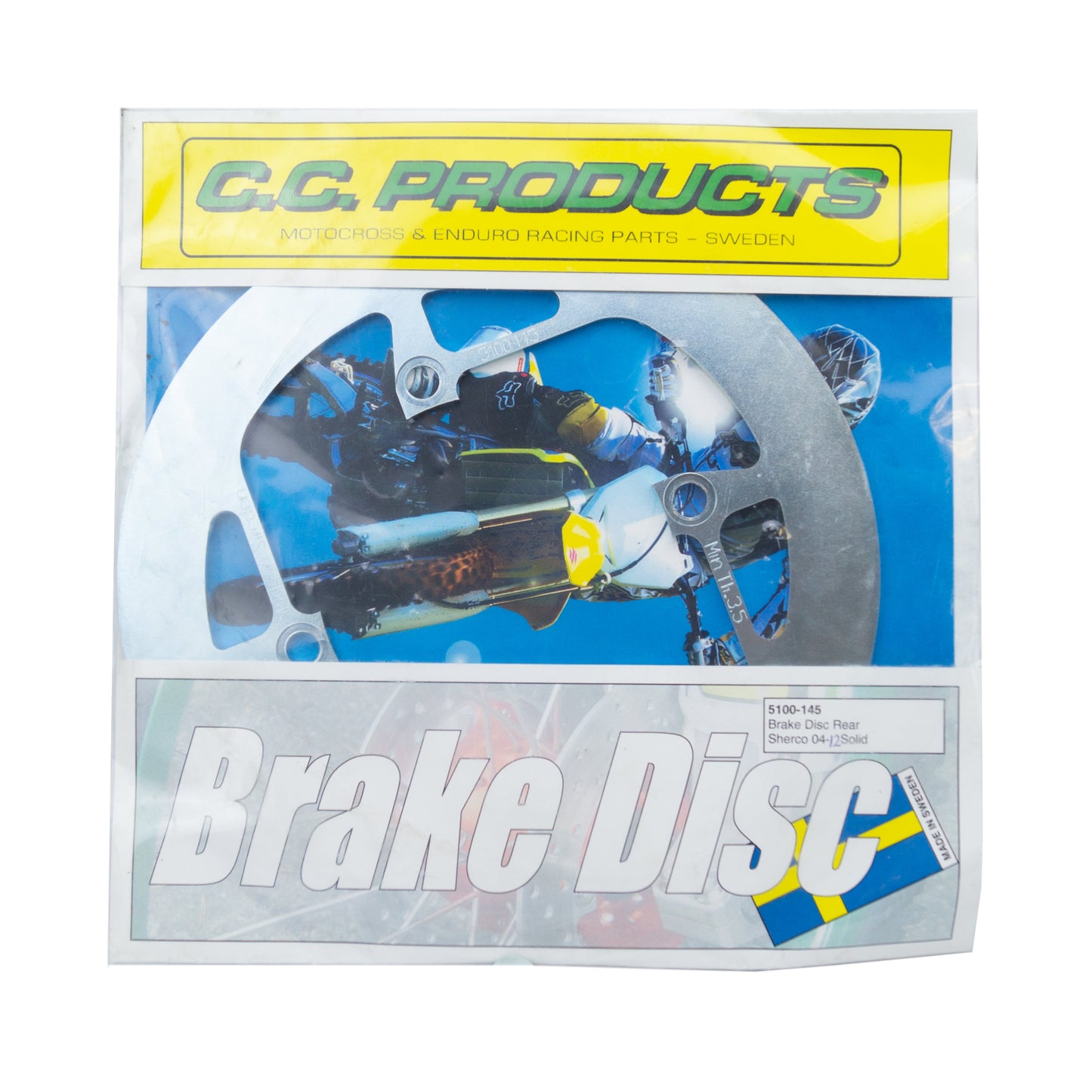 DISC BRAKE REAR SHERCO ENDURO 13-ON, CROSS-CENTER 5100-231, SOLID