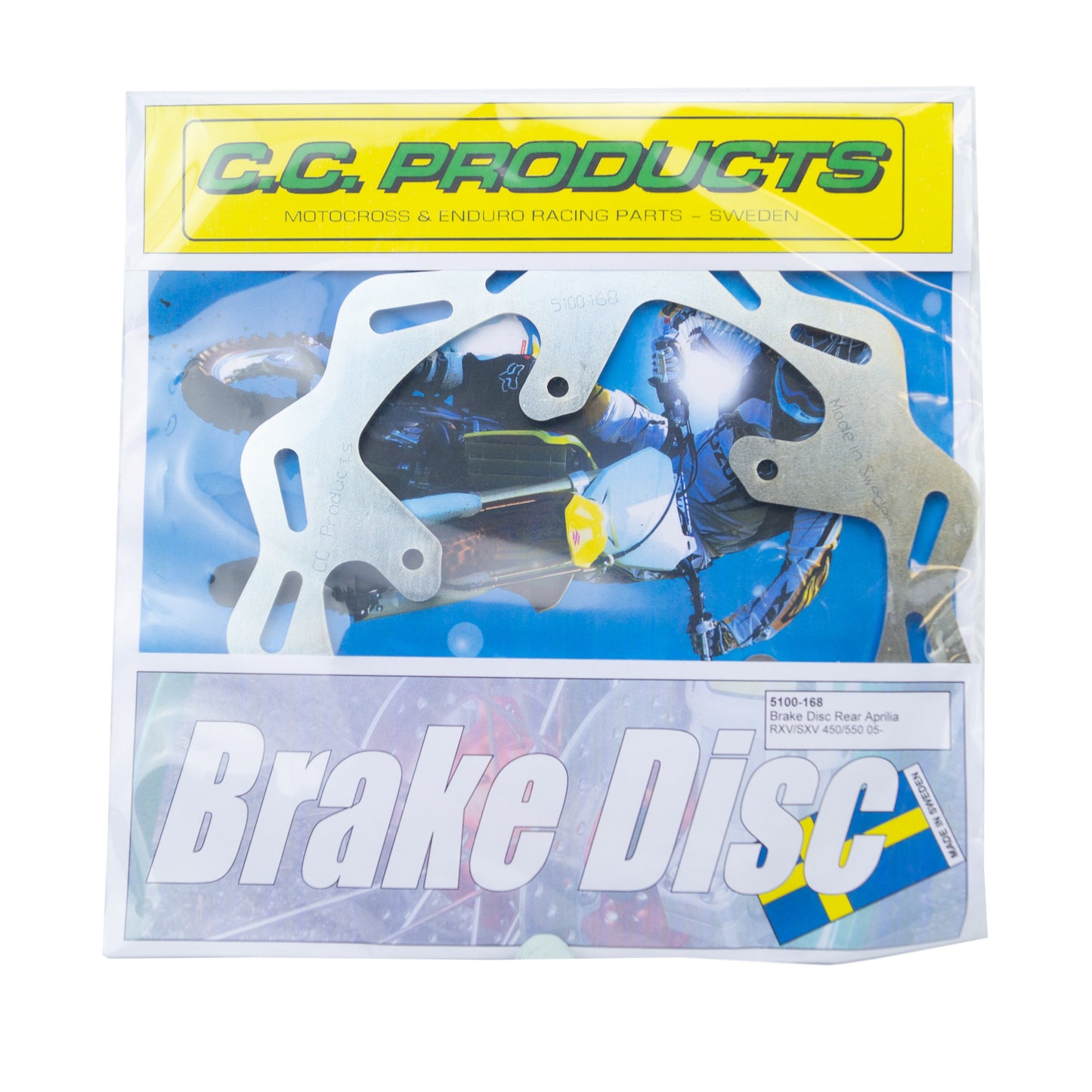 DISC BRAKE REAR APRILIA RXV 06-08, SXV 06-11, CROSS-CENTER PRODUCT 5100-168