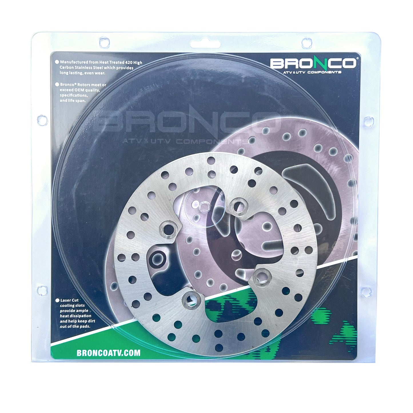 DISC BRAKE FRONT KAWASAKI KVF360-750 02-23, BRONCO AT-05787, 41080-1513/0585