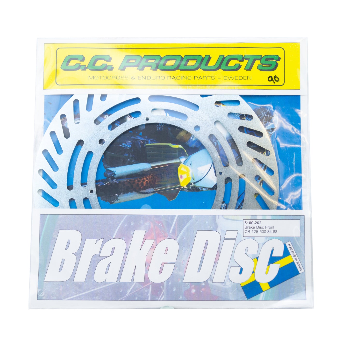 DISC BRAKE FRONT HONDA CR125/250/500 86-94, XR400 96-04, CC PRODUCTS