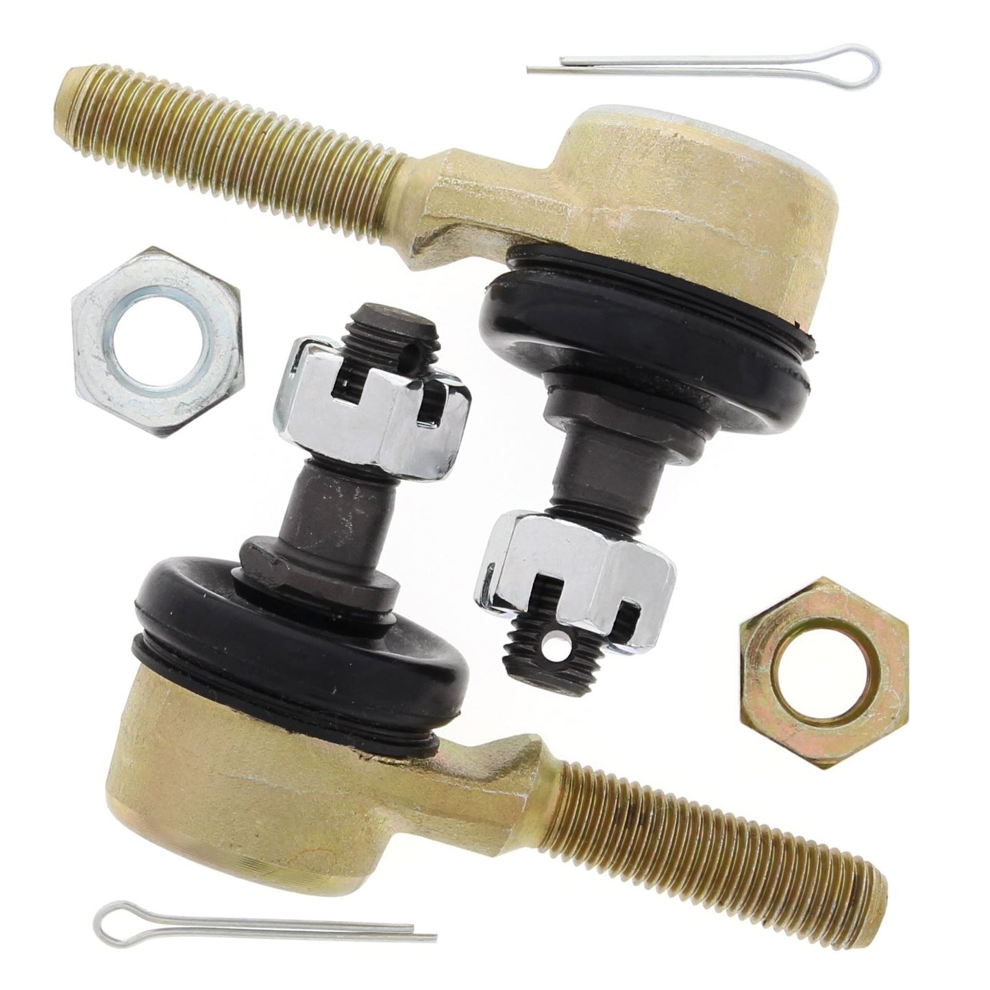 Tie Rod End Kit, 2 Kits Req. Per Veh. Kawasaki KFX80 03-06, Suzuki LT-125 85-87, LT-185 84-87, LT-230E 87-93, LT-230G 85-86, LT-230S 85-90, LT-250EF 85-86, LT-250R 85-92, LT-250S 89-90, LT-300E 87-89, LT-80 87-06, LT-A400 Eiger 2wd 02-04, LT-A400