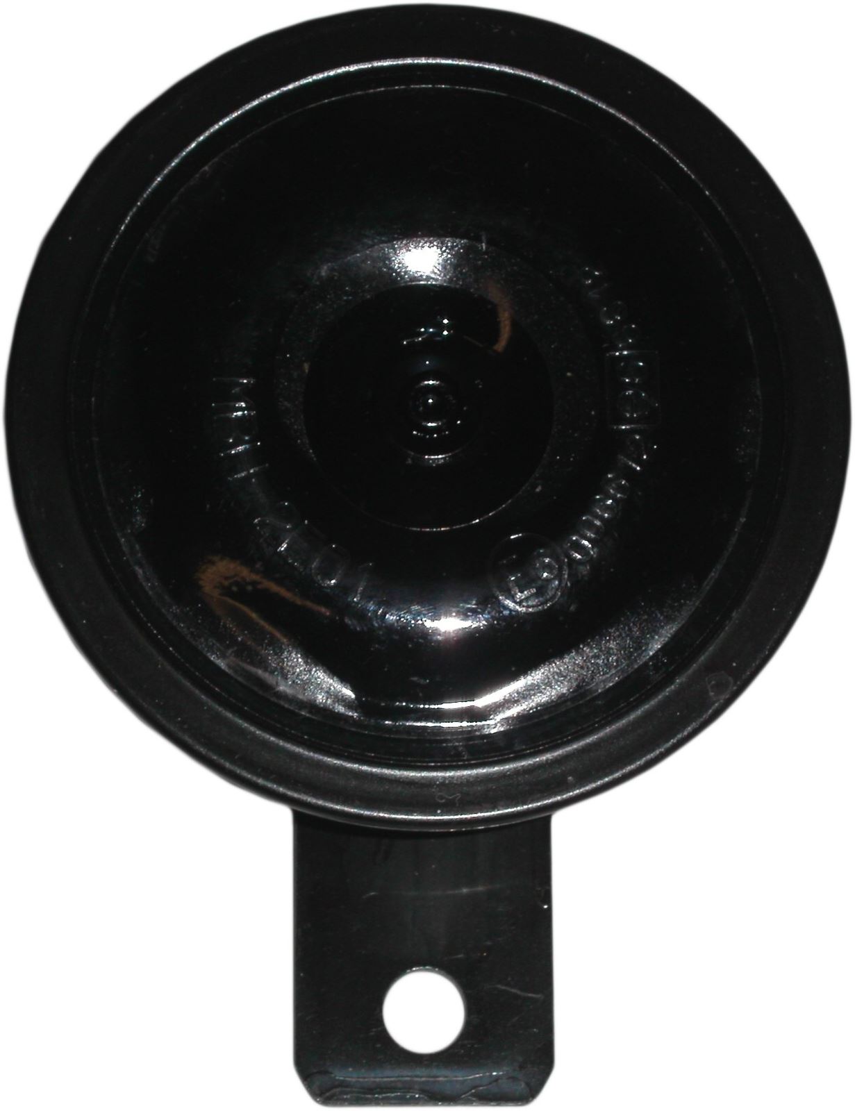 Horn 12 Volt Black OD 85mm