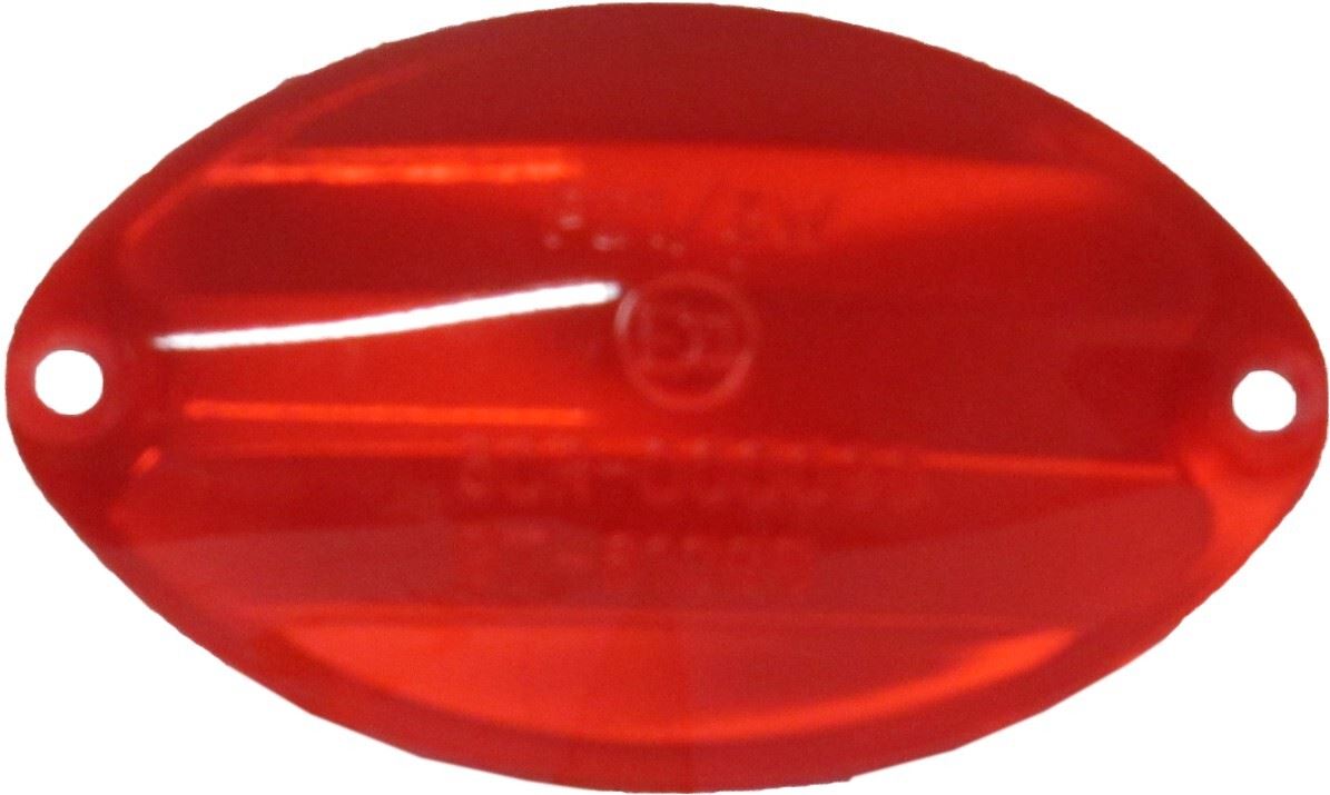 Rear Light Lens Medium Cateye Red