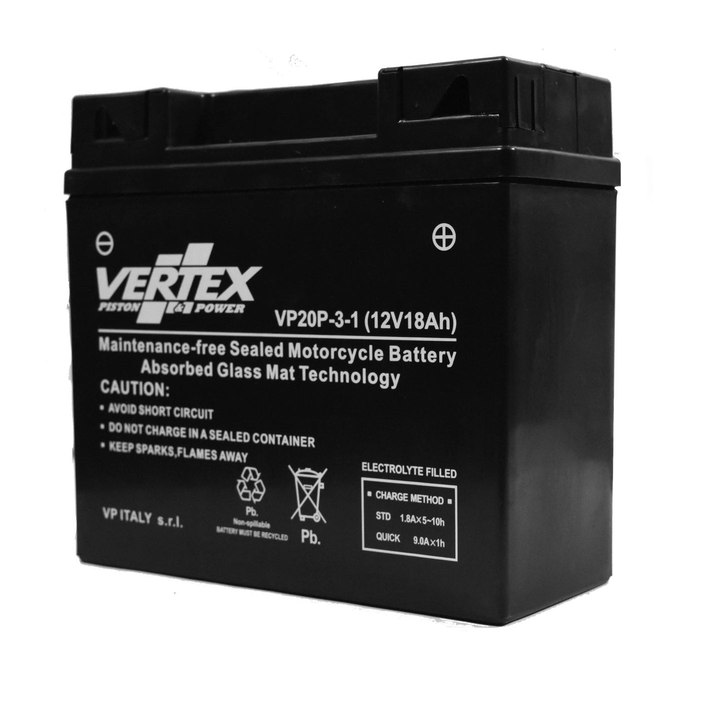 Vertex VP20P-3-1 Replaces ES18-12V(L:180mm x H:165mm x W:75mm)