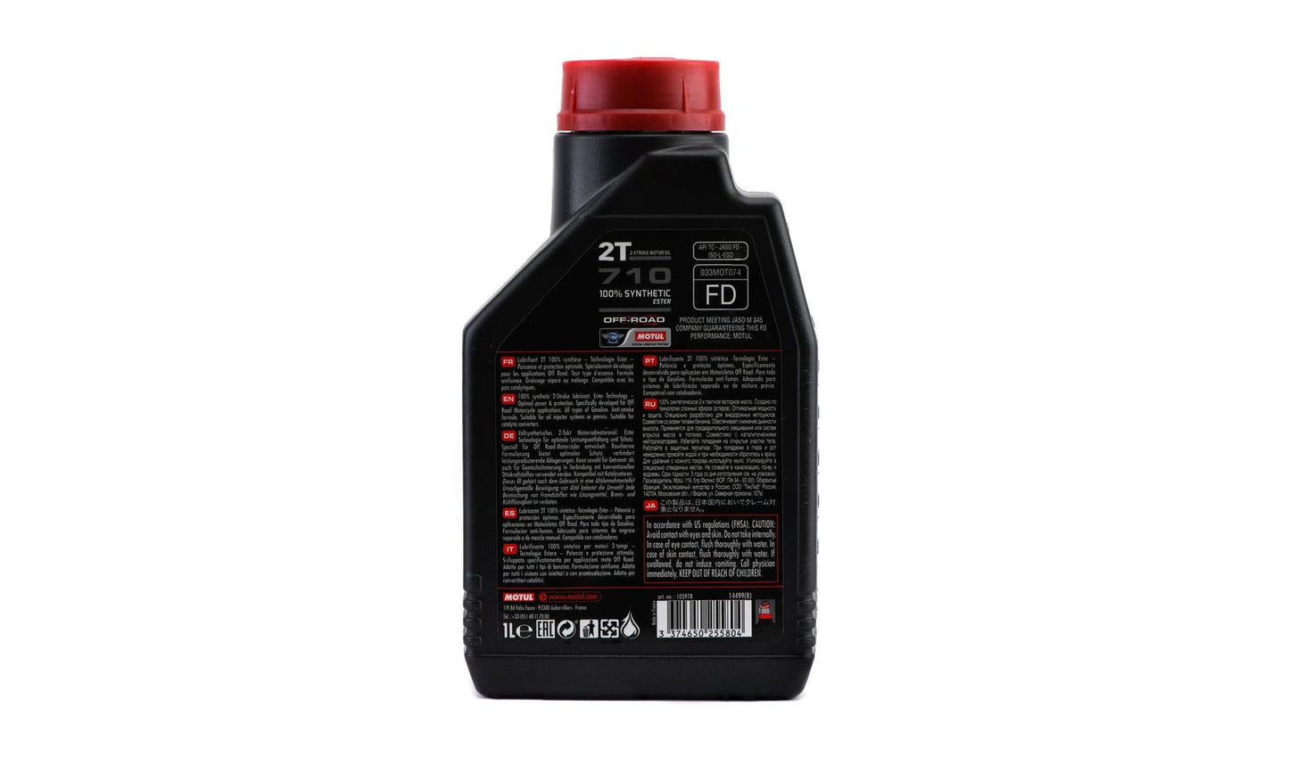 Motul 710 2T 100% Synthetic (Off Road) 1 Litres