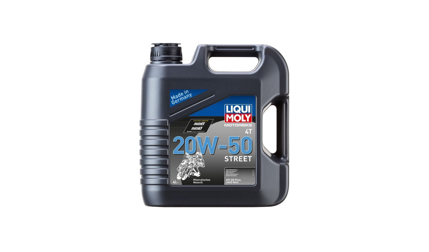 Liqui Moly 4T Motorbike 20w50 Mineral Oil 4 Litres
