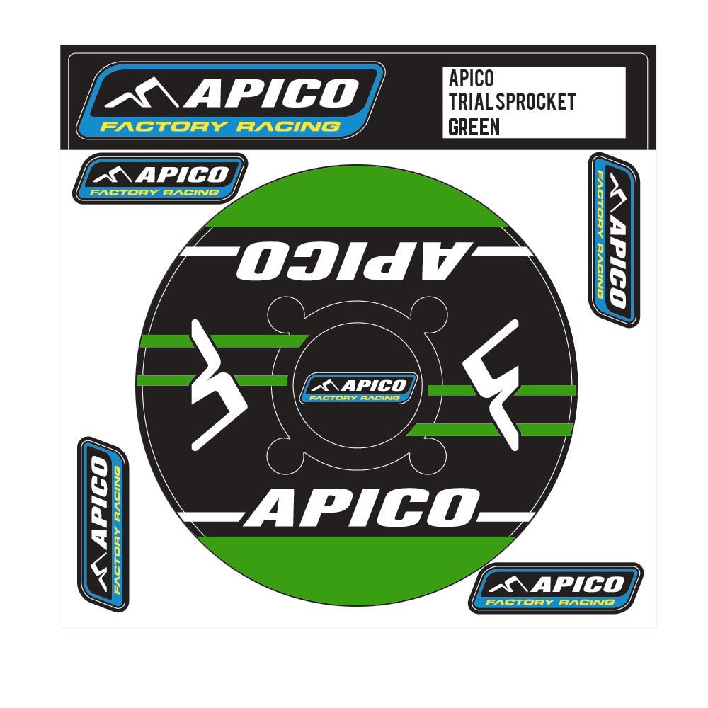rear sprocket decal FOR tooth 41-42