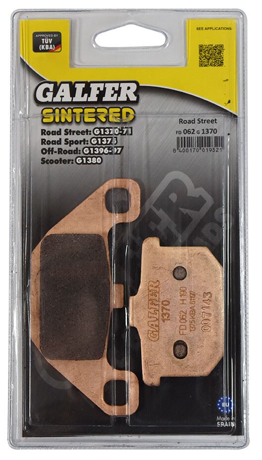Galfer Brake Pad FD062,AD037,VD426,FA85,FDB339,SBS557