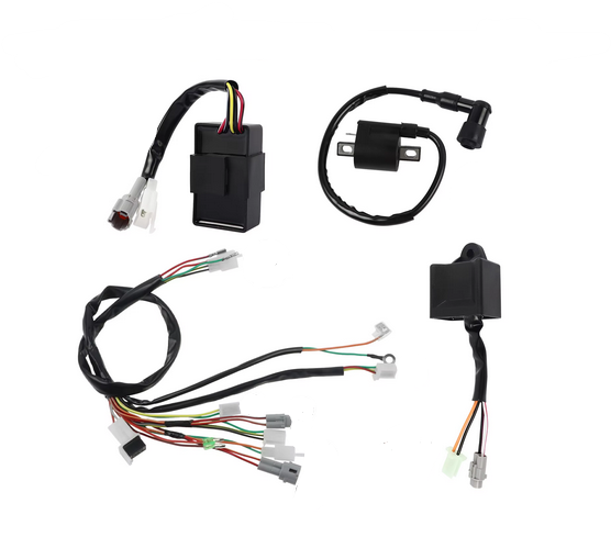 WIRING LOOM, CDI, IGNITION COIL, YAMAHA PW50 1981-2016