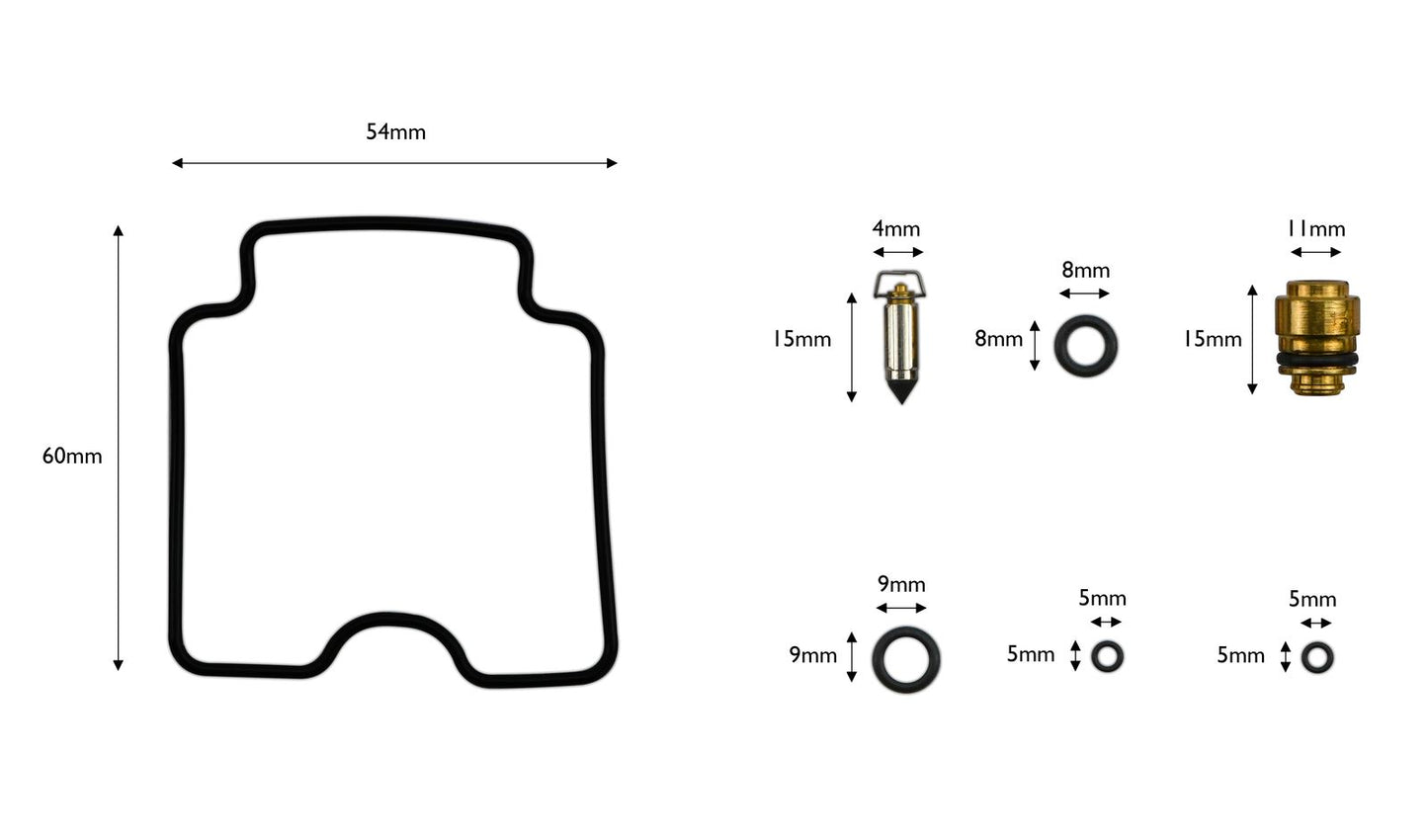 Carb Repair Kit Yamaha XJR1300 02-06