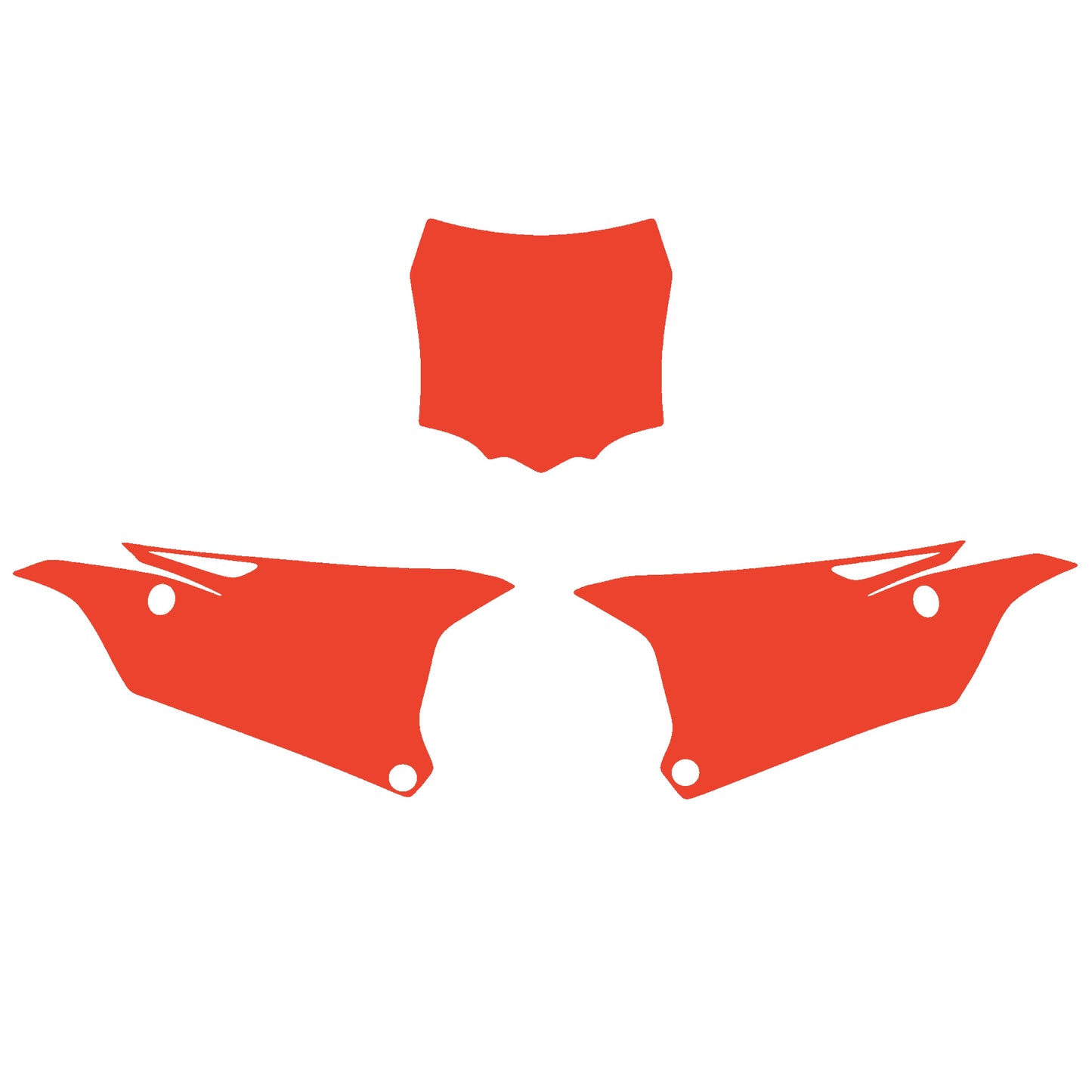 RED BACKGROUNDS KAWASAKI KX85 2014-2020, KX100 2014-2020