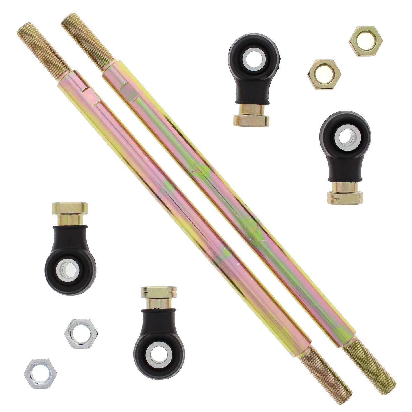 Tie Rod Upgrade Kit Polaris 450 HO 2x4 MD 2016, Farmhand 450 2x4 2017, Forest 800 6x6 2015, Hawkeye 325 2x4 2015, Hawkeye 400 HO 2x4 12-14, Magnum 325 2x4 00-02, Magnum 330 2x4 03-05, Scrambler 400 2x4 00-02, Sport 400 97-99, Sportsman 325 ETX EF