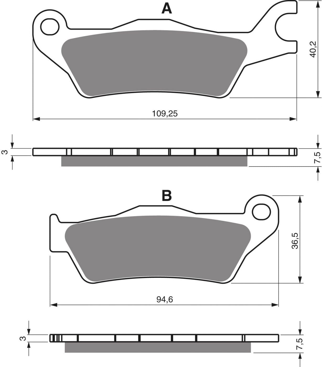 Goldfren S33-381 Suzuki GSX150 17 FA715