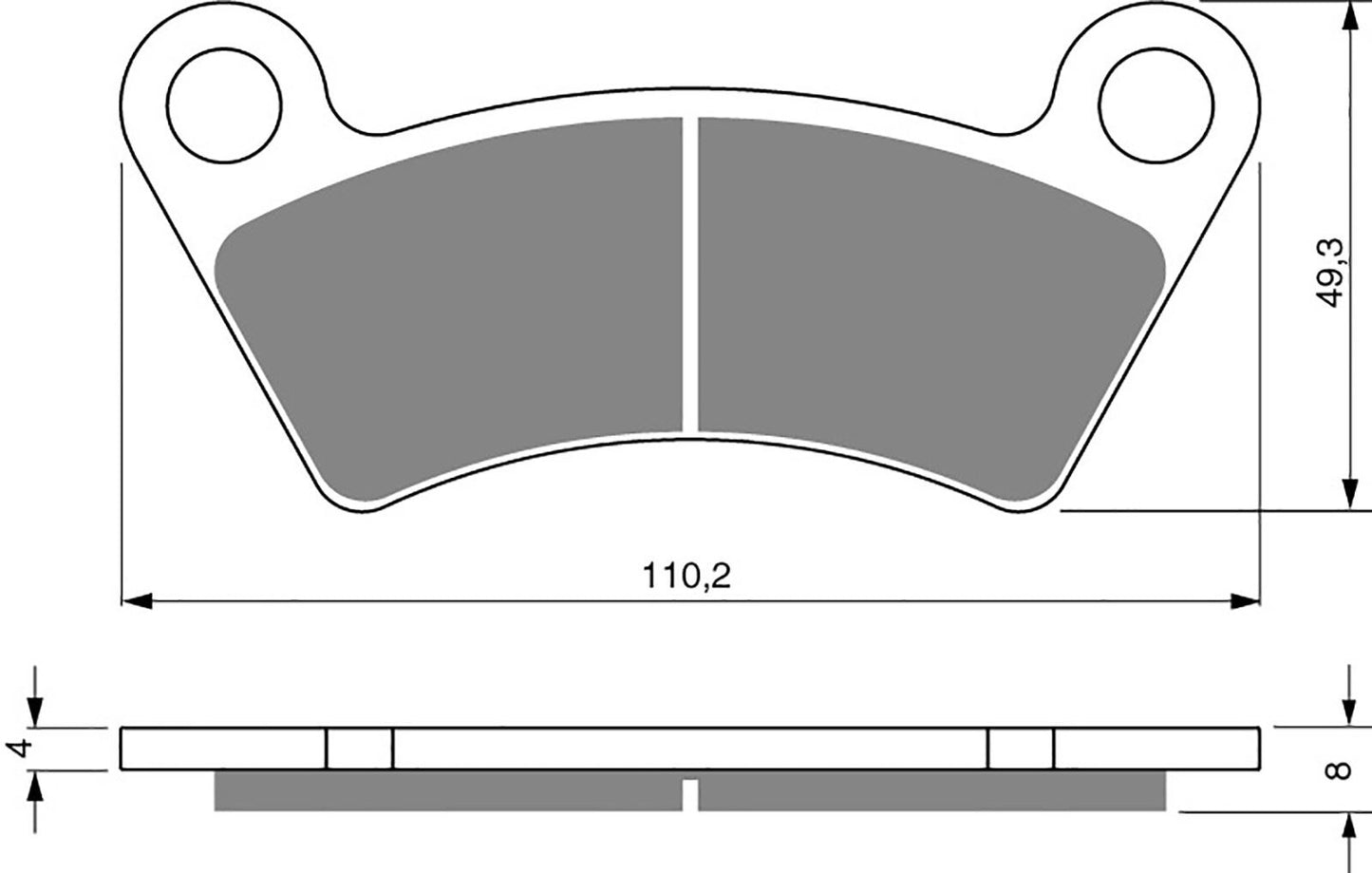Goldfren Brake Pads AD294, FA482