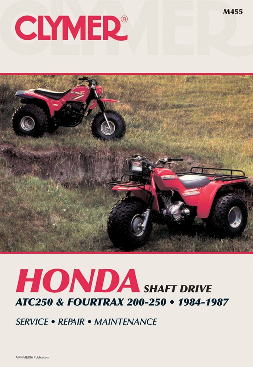 Clymer Manual For Honda ATC250 & FourTrax 200, 250 84-87