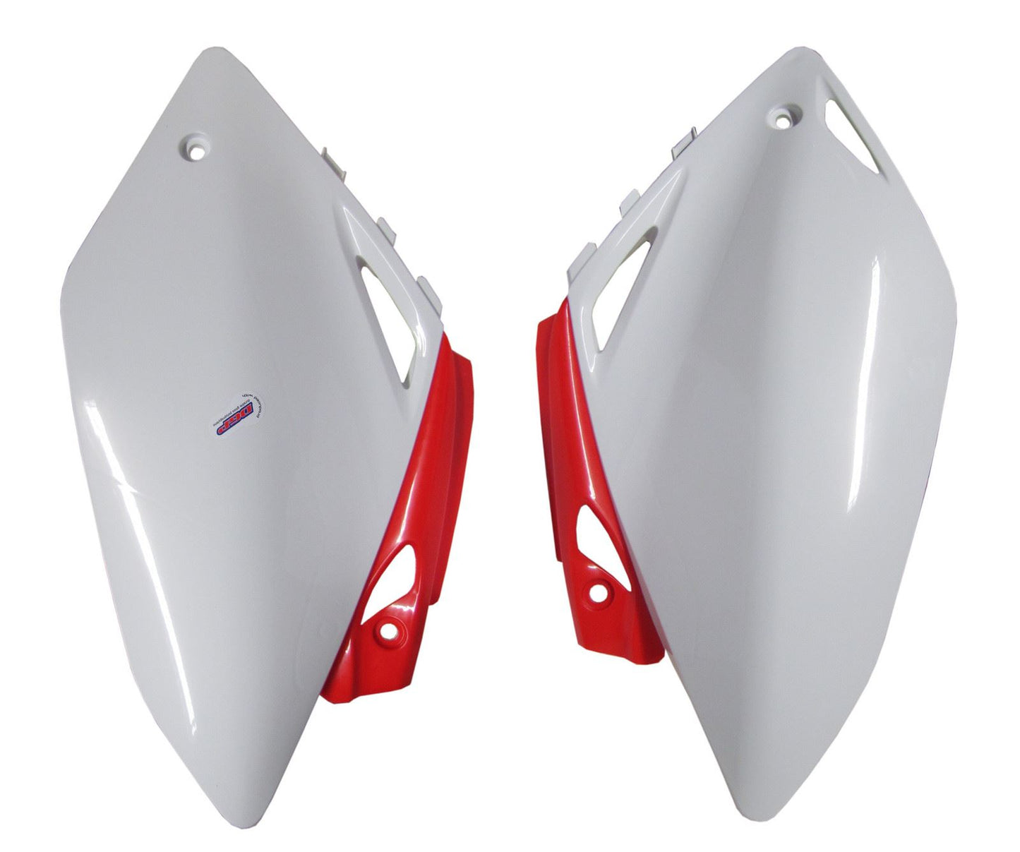 Radiator Scoops For Honda CRF 450 R (EU) 2007-2008 Plastics (White) (Pair)