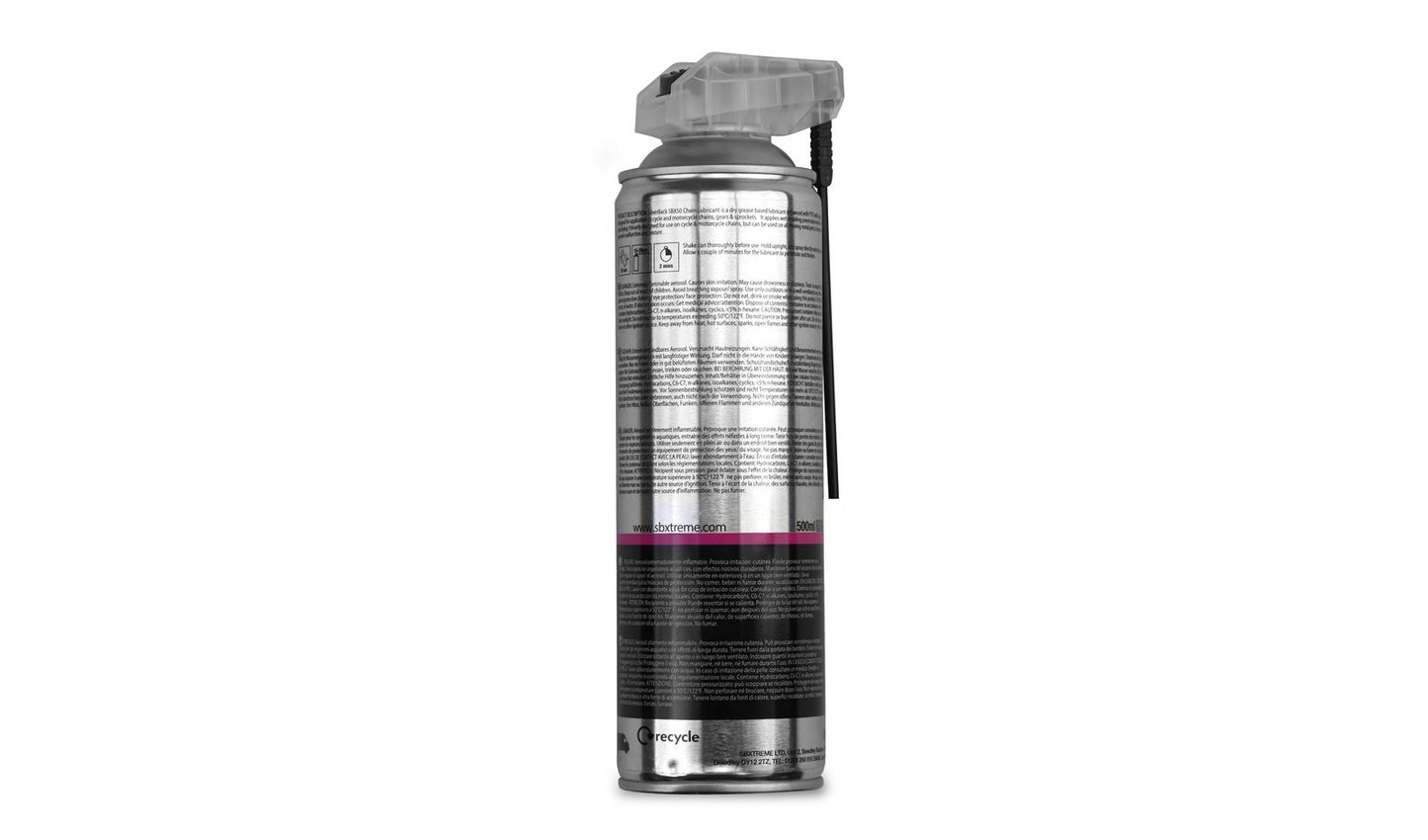 Silverback SBX50 Chain Lube Dry PTFE (Aerosol)