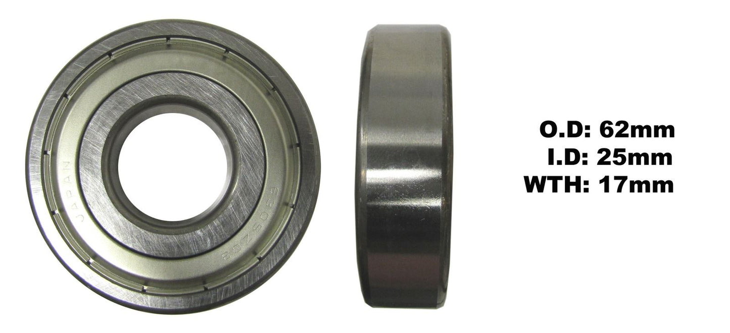 Bearing NTN 6305ZZ(I.D 25mm x O.D 62mm x W 17mm)