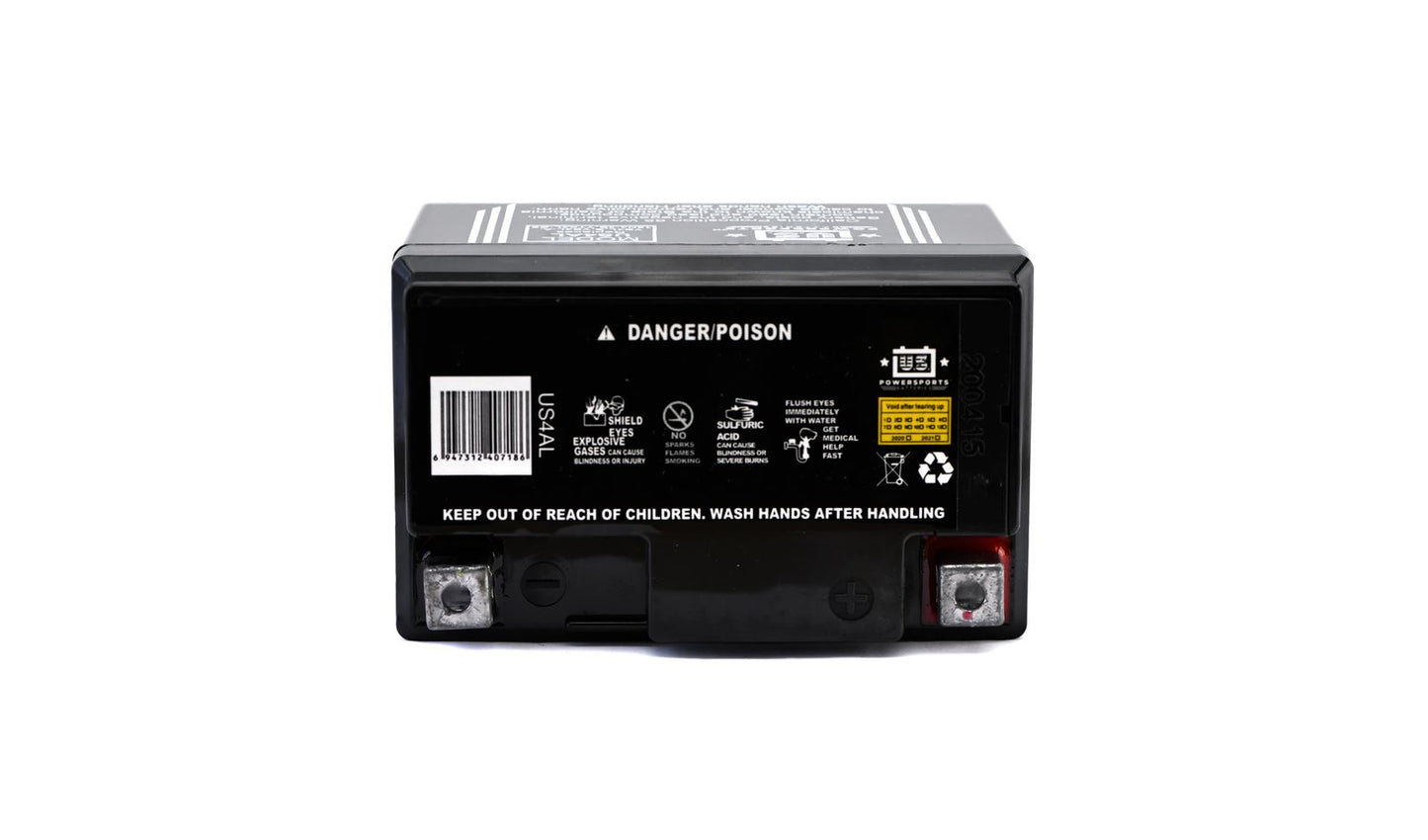 MTX Power Battery XTZ5S Sealed 12v 3.5AH CCA:60A L:113mm H:87mm W:70mm CB4L-B, CB4L-A, 12N4-3B, CTX4L-BS, CTZ5S, US4AL