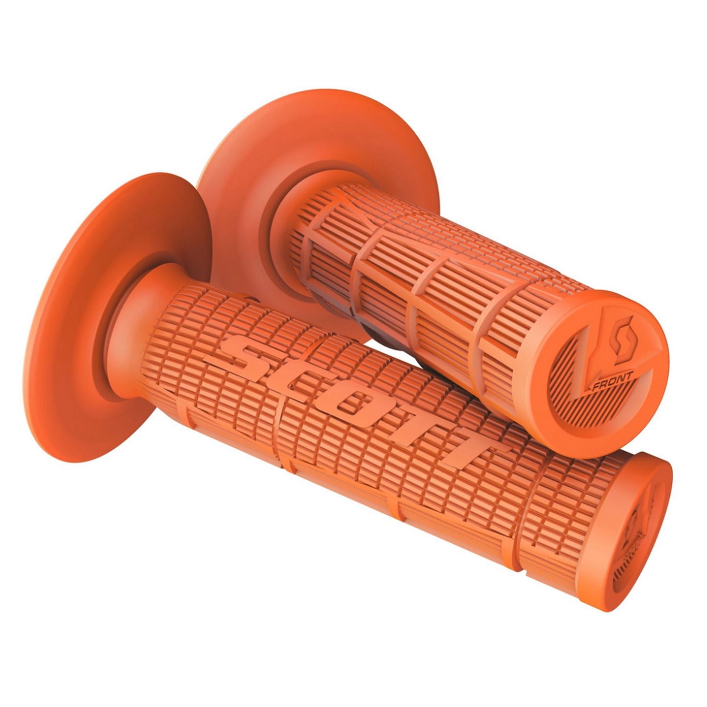 SCOTT RADIAL HALF WAFFLE ORANGE GRIPS