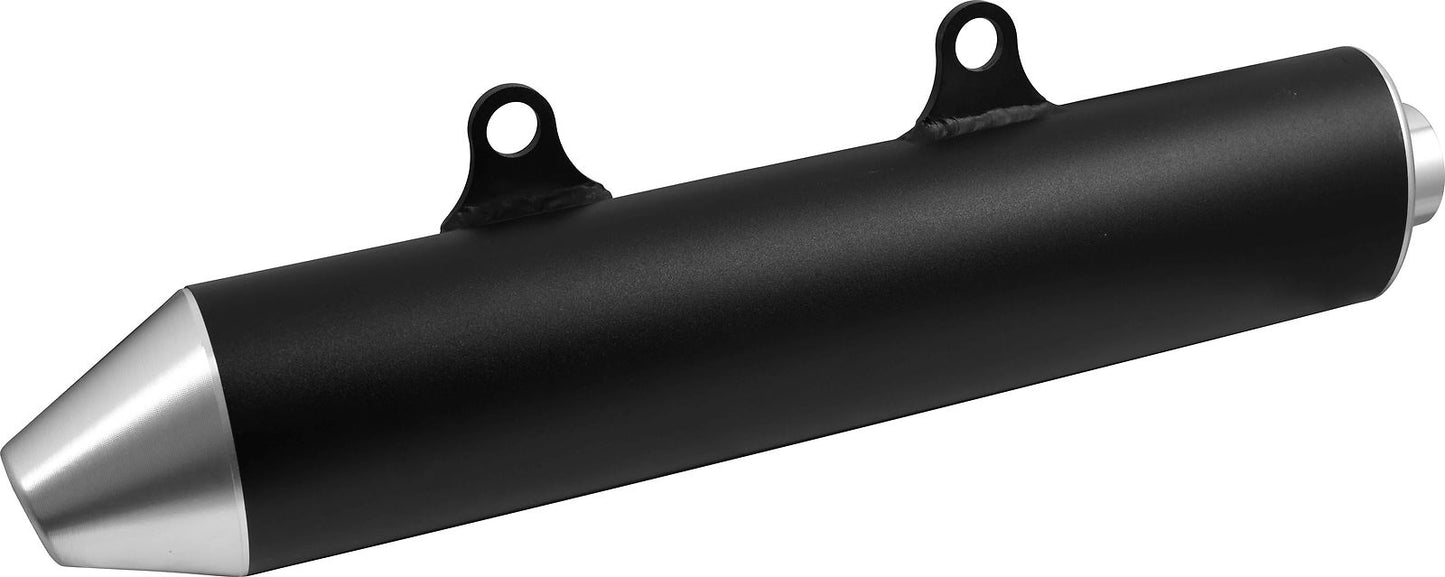 Tailpipe Aluminium/Black Color KTM 250/300 08-14 30mm Inlet 450mm Leng