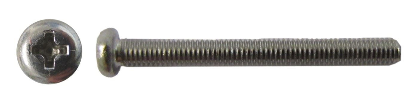 Screws Philips Pan Head Stainless Steel M6 x 25mm x 1.00mm Pitch