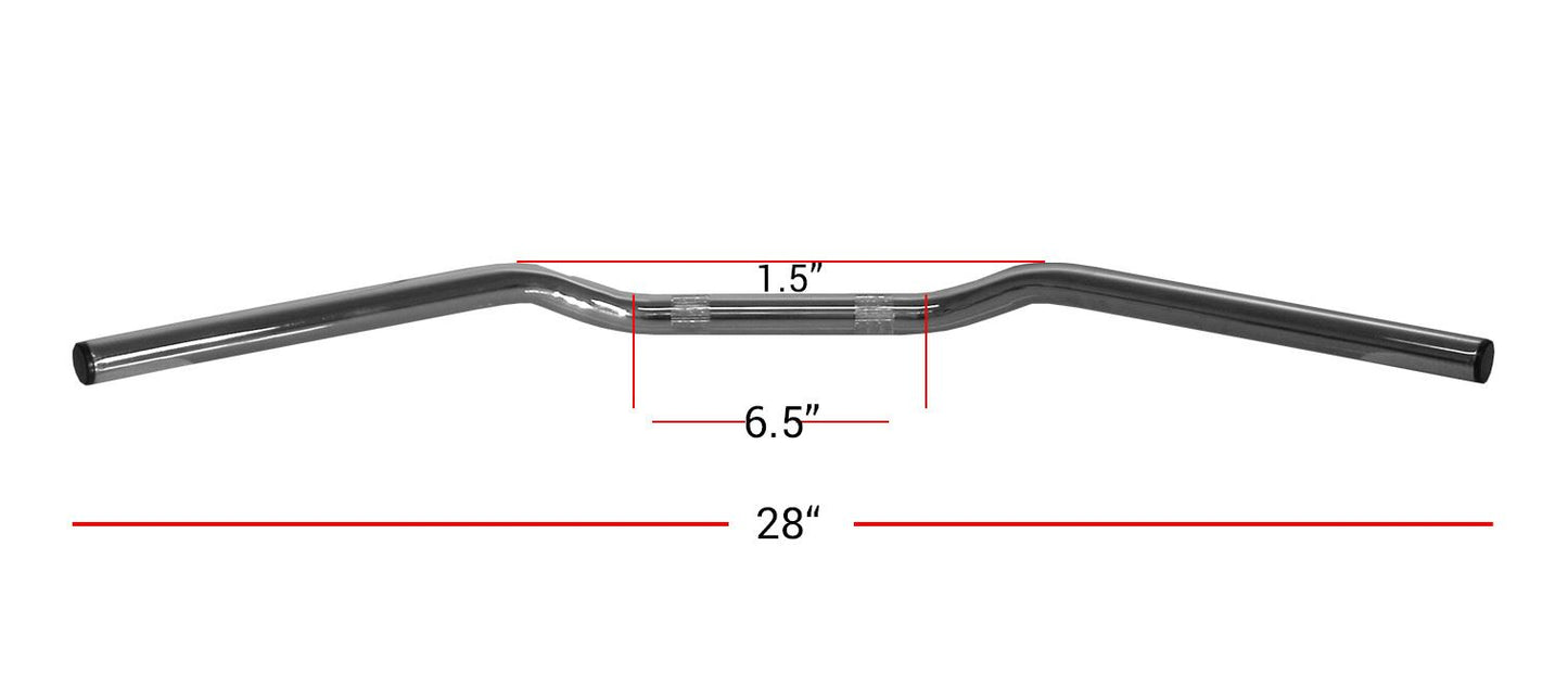 Handlebar 7/8'' Chrome 1'' Rise