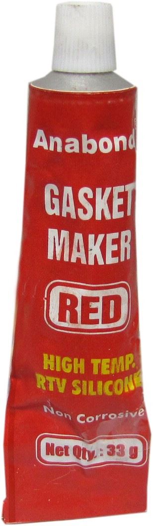 Red High Temperature Silicone Sealant Gasket Maker Liquid 33g