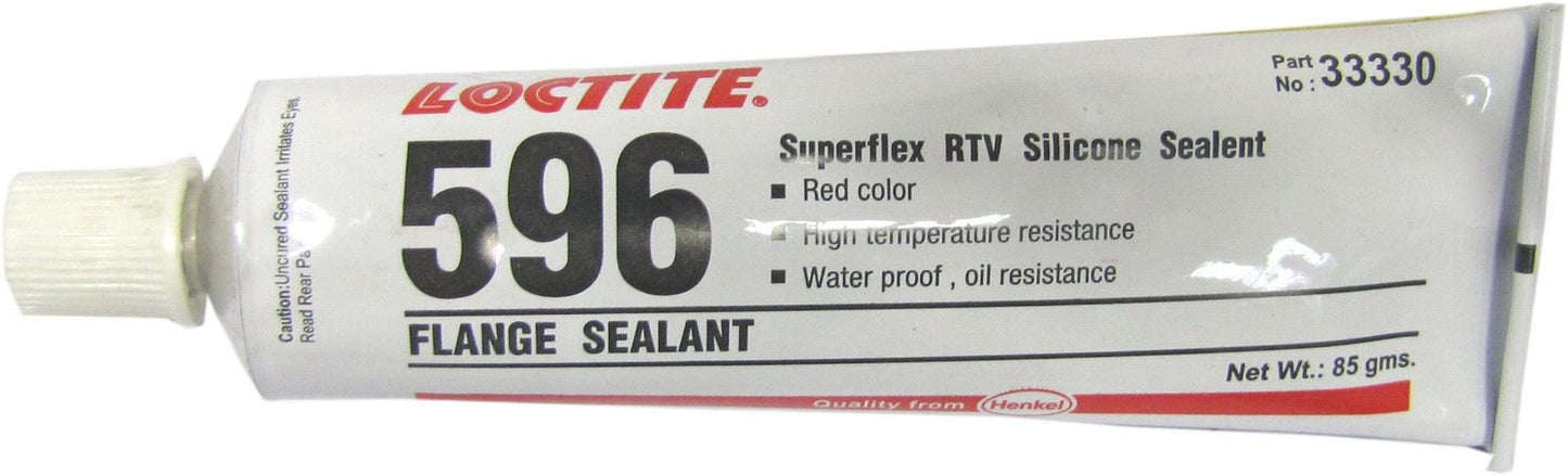 Loctite 596 Red Superflex RTV Silicone Sealant (85g) Motorbike Water Proof