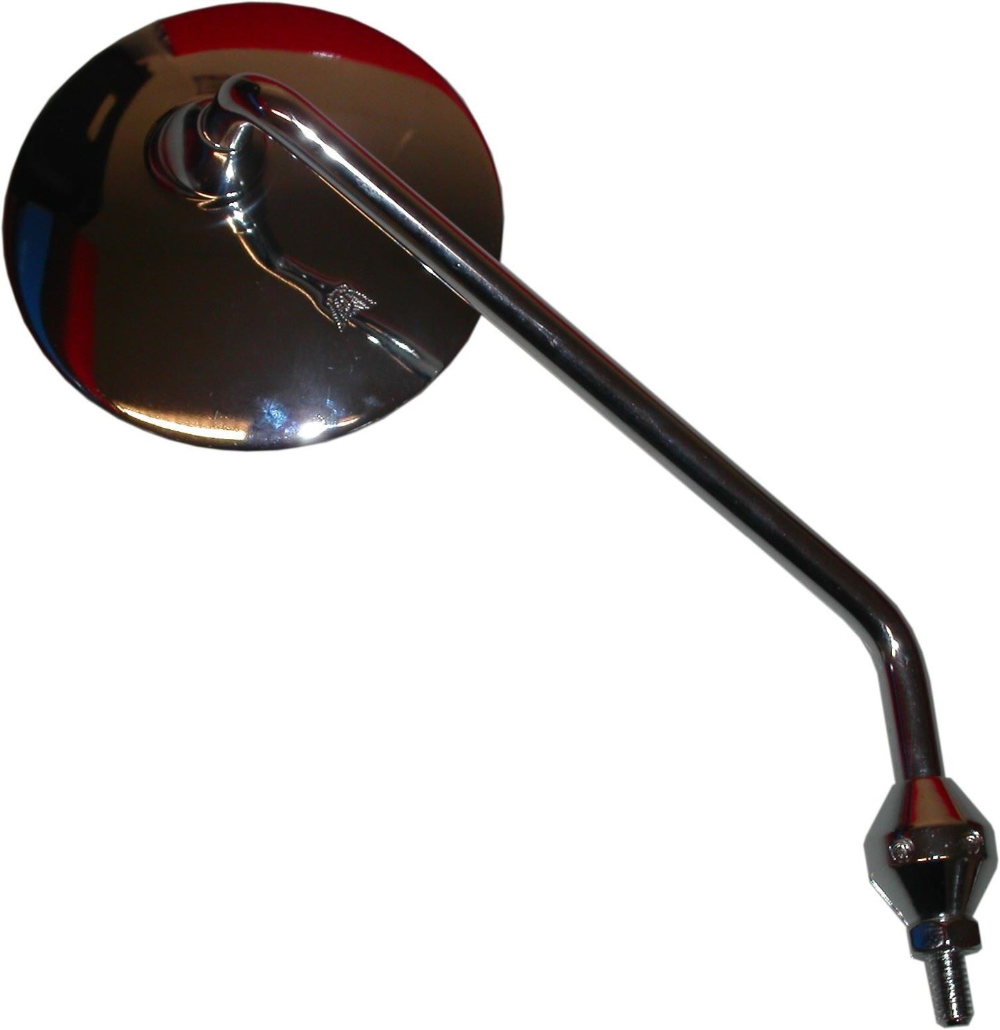 Mirror Right 8mm Chrome Round Early Honda (Knuckle Type)